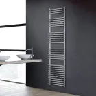 Electric Towel Warmer in Steel Satin Finish Made in Italy - Peel Viadurini