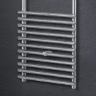 Electric Towel Warmer in Steel Satin Finish Made in Italy - Peel Viadurini