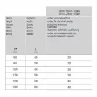 Electric Towel Warmer for the Bathroom Vertical Design in Steel 300 W - Italo Viadurini