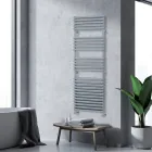 Hydraulic Towel Warmer with 4 Series of Horizontal Elements Made in Italy - Meringue Viadurini