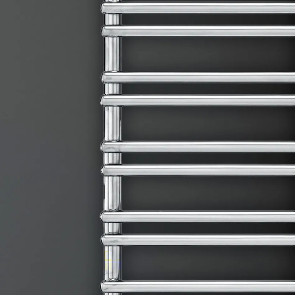 Hydraulic Towel Warmer with Horizontal Elements Made in Italy - Amaretti Viadurini
