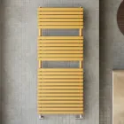 Hydraulic Towel Warmer in Carbon Steel Ochre Made in Italy - Tepore Viadurini