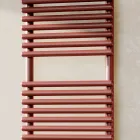 Hydraulic Towel Warmer in Carbon Steel Rust Made in Italy - Coccola Viadurini