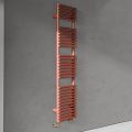 Hydraulic Towel Warmer in Carbon Steel Rust Made in Italy - Coccola