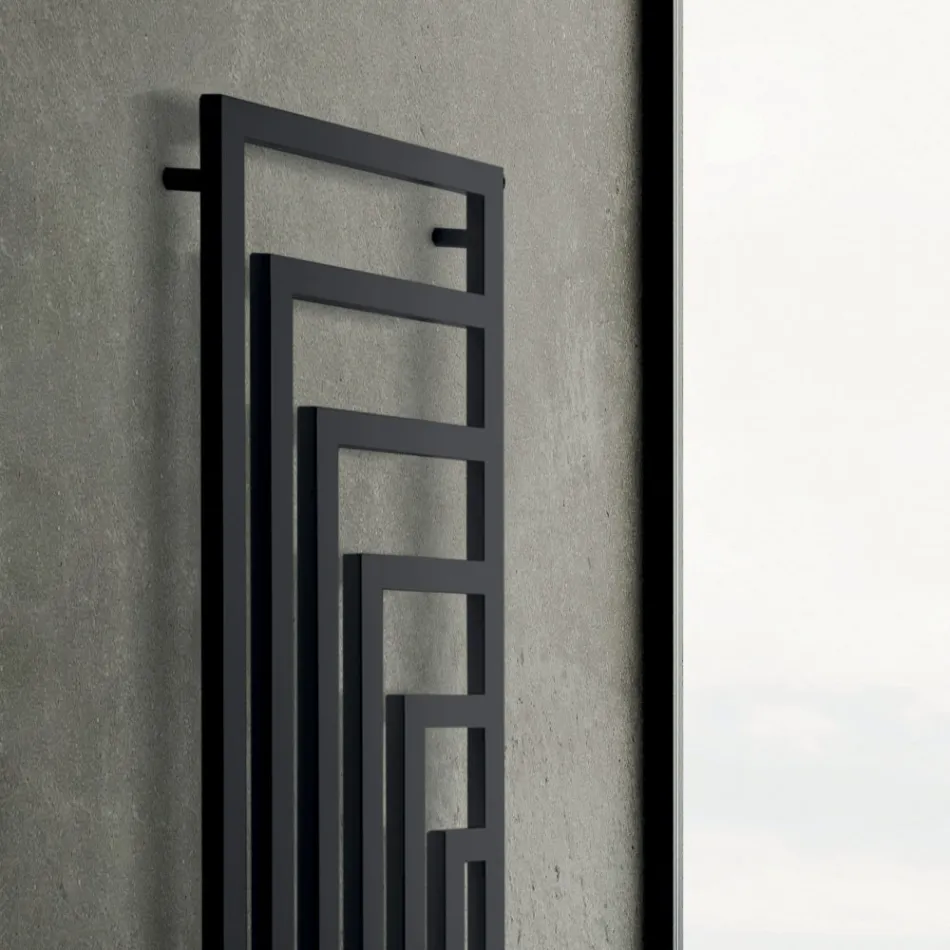Hydraulic Steel Towel Warmer with Modern Design Made in Italy - Potentia Viadurini