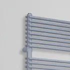 Hydraulic Towel Warmer in Steel Aluminum Finish Made in Italy - Brioches Viadurini
