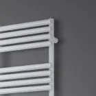 Hydraulic Towel Warmer in Steel Pure White Finish Made in Italy - Lemon Viadurini