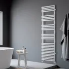 Hydraulic Towel Warmer in Steel Pure White Finish Made in Italy - Lemon Viadurini
