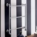Hydraulic Towel Warmer in Steel Chrome Finish Made in Italy - Gaia
