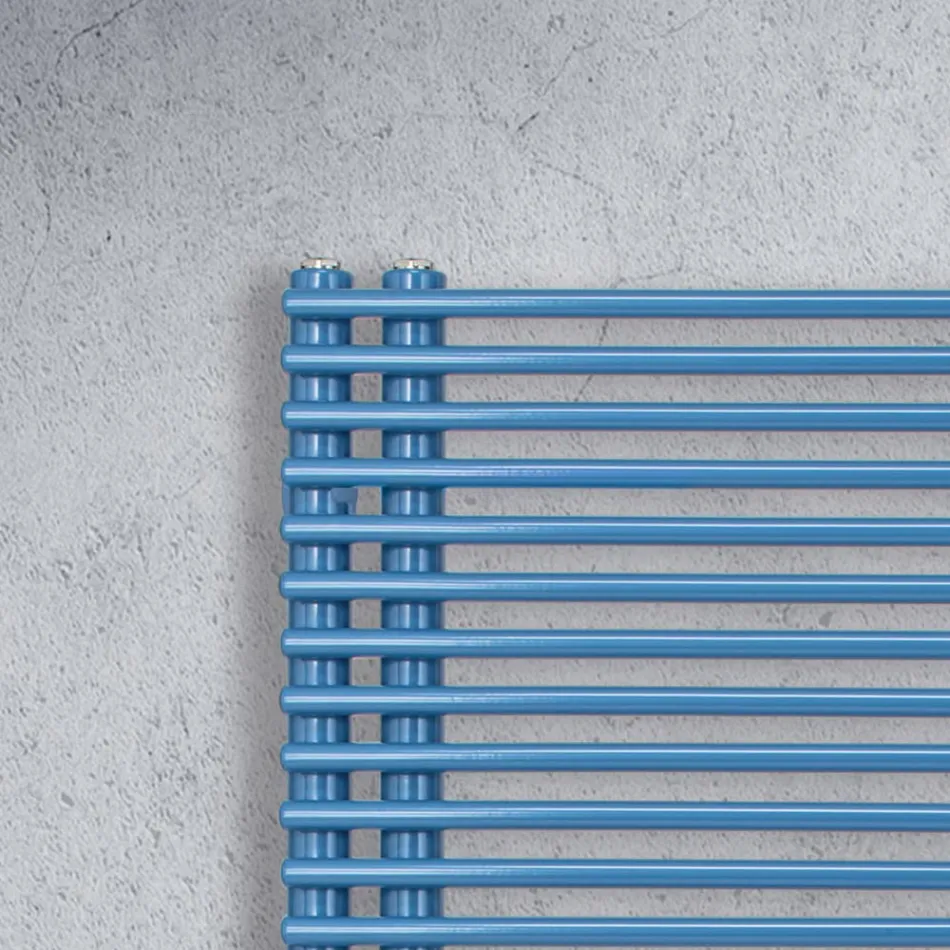 Carbon Steel Towel Warmer with Hydraulic System - Peanuts Viadurini