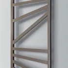 Mixed Towel Warmer with Square Elements Made in Italy - Almonds Viadurini