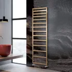 Mixed Towel Warmer with Simple Lines in Steel Made in Italy - Pistachio Viadurini