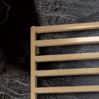 Mixed Towel Warmer with Simple Lines in Steel Made in Italy - Pistachio Viadurini