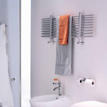 Contemporary modern hydraulic horizontal towel rail Selene Scirocco H Viadurini