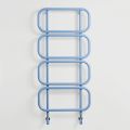 Hydraulic Towel Warmer Ladder in Colored Flat Steel Made in Italy - Chain