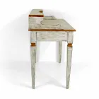 Handmade Writing Desk in Solid Wood with 4 Drawers Made in Italy - Amela Viadurini
