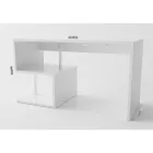 White or Slate Desk in Italian Design Wood 3 Sizes - Michel Viadurini