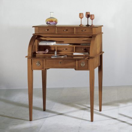 Desk with 6 External Drawers, 3 Internal Drawers and 1 Compartment Made in Italy - Marte Viadurini