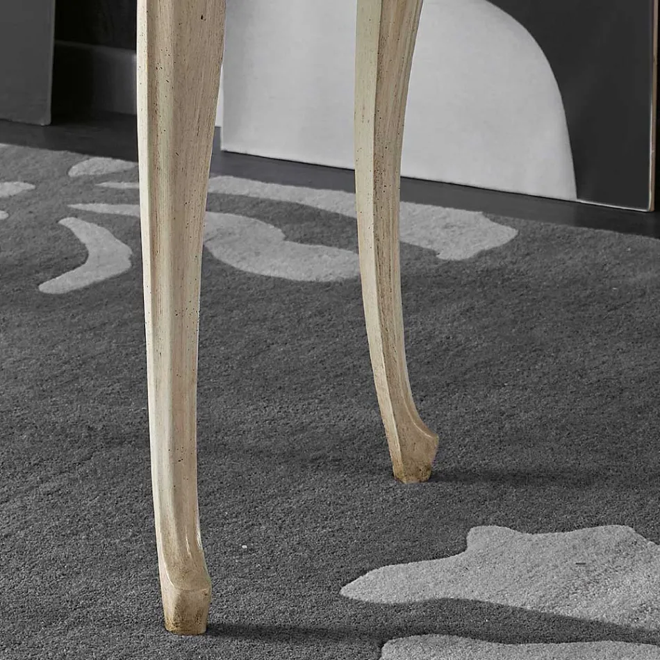 Luxury Wooden 5 Drawer Living Room Desk Made in Italy - Caligola Viadurini