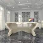 Modern design study desk made in Italy, Popoli Viadurini