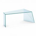 Modern Design Office Desk Extralight Glass Made in Italy - Rosalia