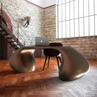 Office desk of modern design made in Italy, Telese Viadurini