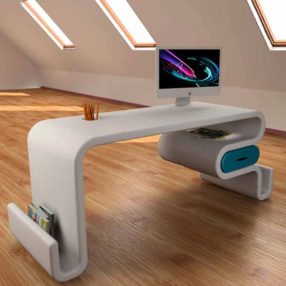 Modern Design Desk Flex Made in Italy Viadurini