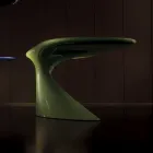 Karim Rashid desk in resin - Smania Viadurini