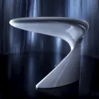 Karim Rashid desk in resin - Smania Viadurini