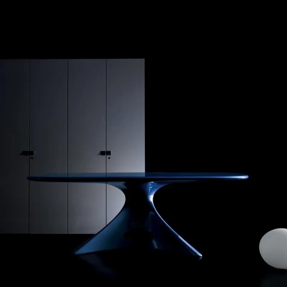 Karim Rashid desk in resin - Smania Viadurini