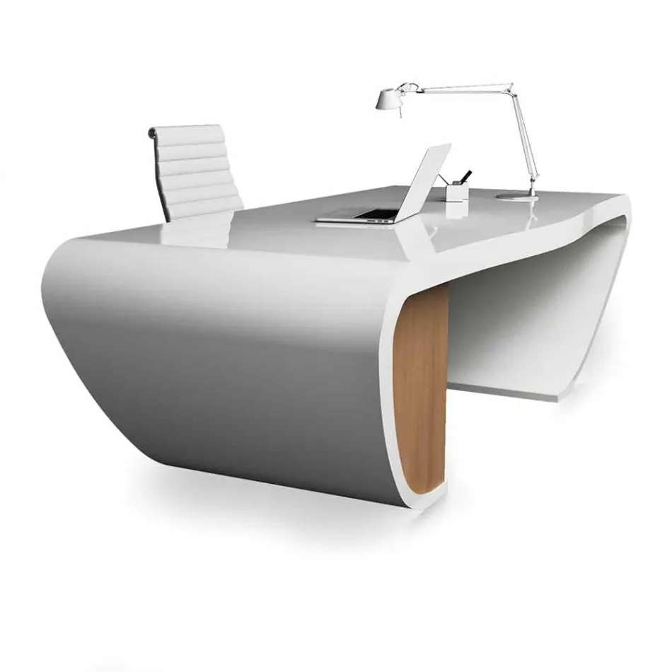 Miranda desk of modern office design produced in Italy Viadurini