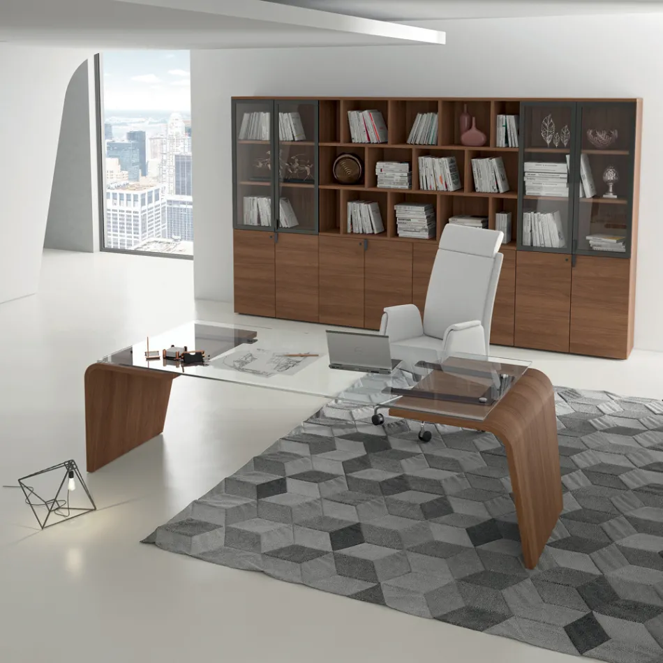 Executive desk by Andrea Stramigioli - Butterfly Viadurini