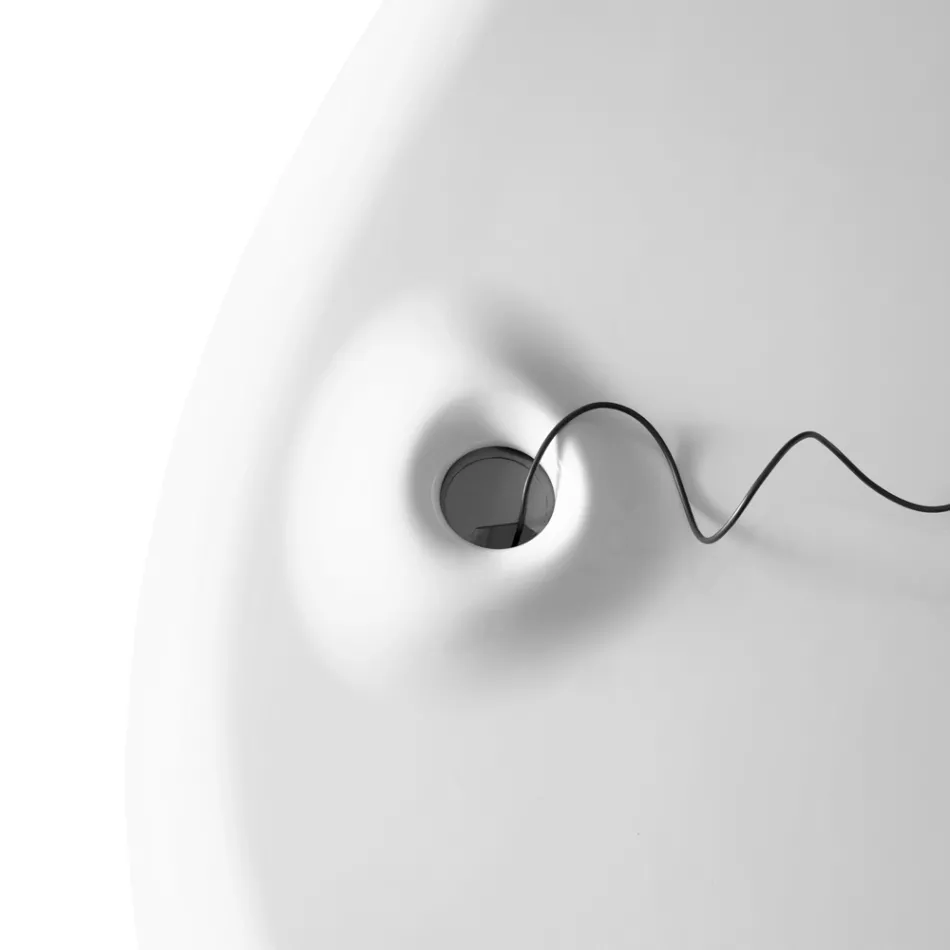 Executive desk by Karim Rashid in polyurethane in various finishes - James Viadurini