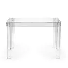 Transparent Plexiglass Desk Modern Design Made in Italy - Vichy Viadurini