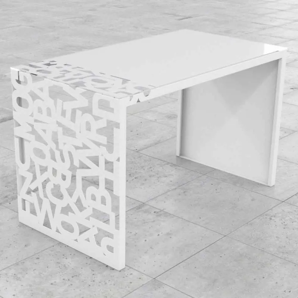Desk Kattedra Letters &quot;A Waterfall&quot; 120x65x75 Mabele Viadurini