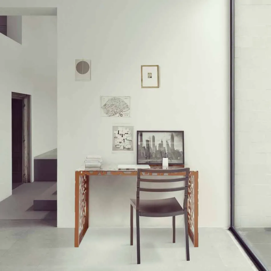 Desk Kattedra Letters &quot;A Waterfall&quot; 120x65x75 Mabele Viadurini