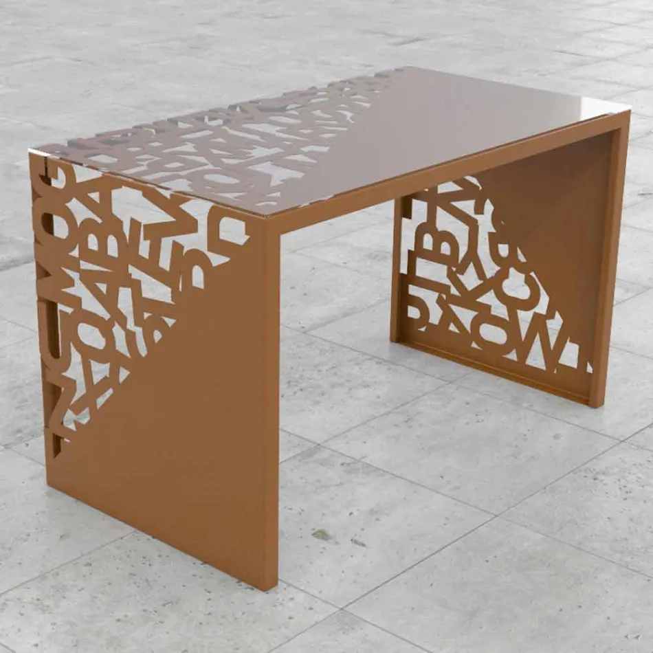 Desk Kattedra Letters &quot;A Waterfall&quot; 120x65x75 Mabele Viadurini