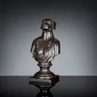 Black artisan ceramic sculpture 100% Made in Italy Fabas 2 Viadurini