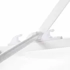 Outdoor Deckchair in Aluminum with Seat in Textilene, 4 Pieces - Kailua Viadurini