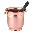 Ice Bucket Wine Design in Polished Copper or Green 20 cm - Gennarino Viadurini