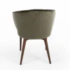 Chair with Fully Upholstered Seat and Backrest Made in Italy - Adria Viadurini