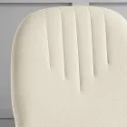 Chair with Monocoque Fabric Seat and Conical Legs Made in Italy - Nezoku Viadurini