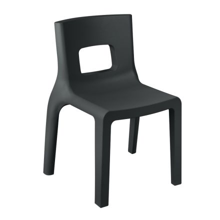 Stackable Kitchen Chair in Polyethylene Made in Italy 2 Pieces - Alassio Viadurini