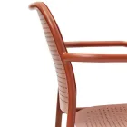 Outdoor Chair with Metal Armrests Made in Italy 2 Pieces - Synergy Viadurini