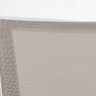 Stackable Outdoor Chair in Aluminum and Textilene, Homemotion 4 Pieces - Serge Viadurini