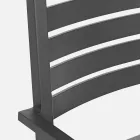 Homemotion Stackable Aluminum Outdoor Chair, 4 Pieces - Carina Viadurini