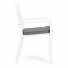 Homemotion Stackable Aluminum Outdoor Chair, 4 Pieces - Carina Viadurini