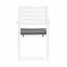 Homemotion Stackable Aluminum Outdoor Chair, 4 Pieces - Carina Viadurini