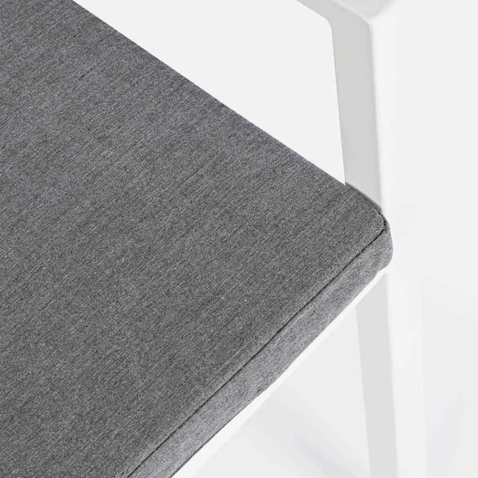 Homemotion Stackable Aluminum Outdoor Chair, 4 Pieces - Carina Viadurini