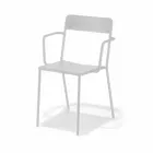 Outdoor Stackable Metal Chair Made in Italy, 4 Pieces - Xylia Viadurini